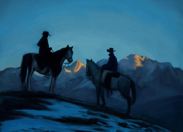 "Broke Back Mountain" Krita